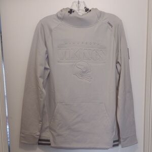 UNRL Minnesota Vikings Cream Pullover Hoodie (J661)